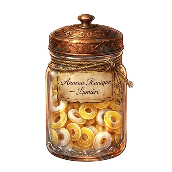 anneaux banane bocal 1 Anneau Runique — Lumière