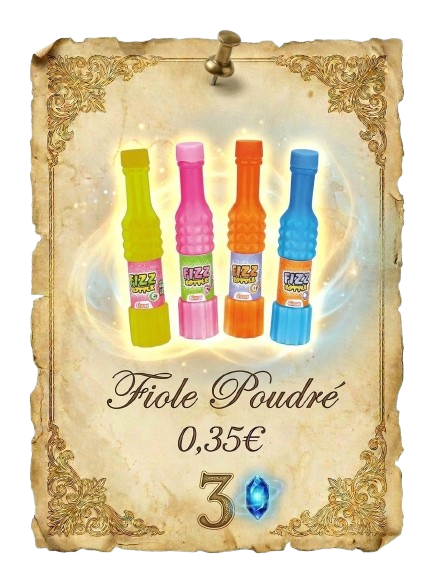 Fioles Poudrées