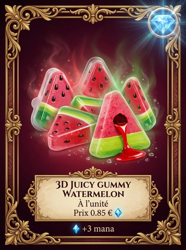 3D watermelon