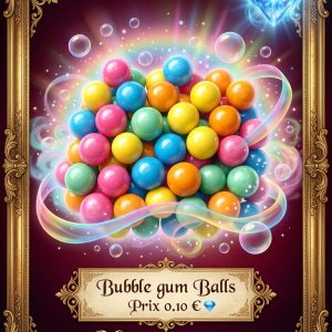 Bubble gum balls Bubble gum balls