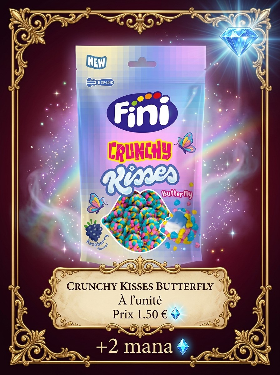Crunchy Kisses butterfly
