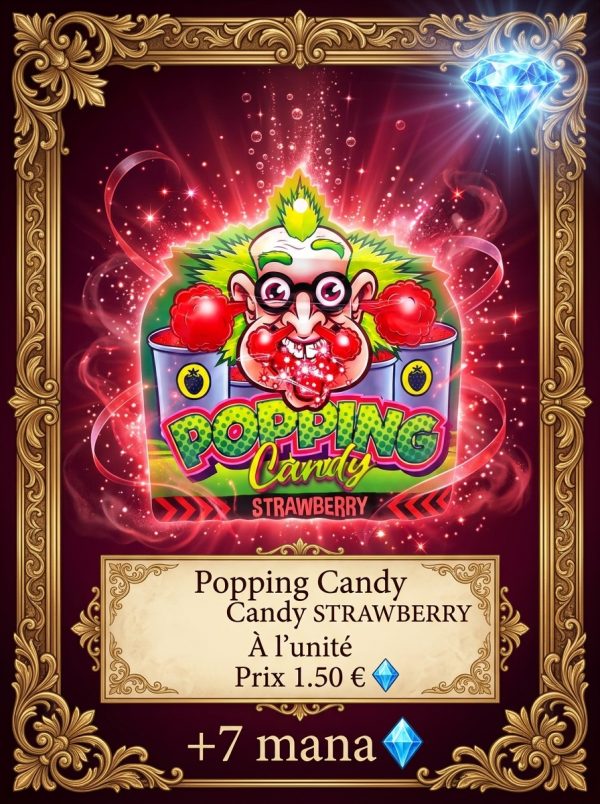 Popping strawberry Popping Candy Strawberry