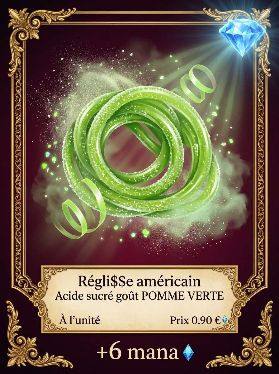 Réglisse Américain Pomme