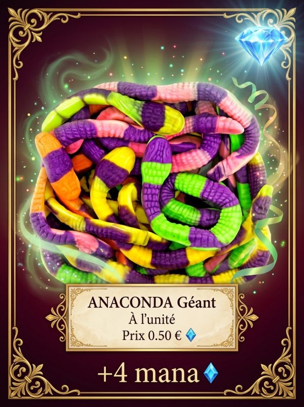 aNACONDA Géant Anaconda géant