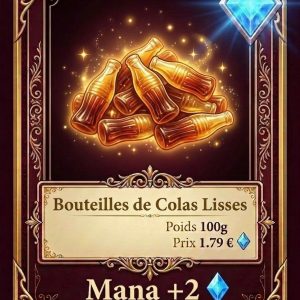 carte bouteille de cola lisse1 bouteilles de colas lisses