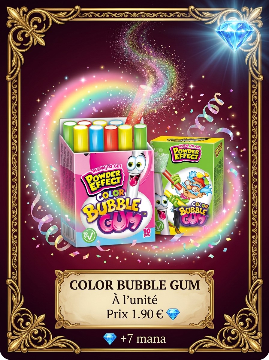 Color Bubble Gum