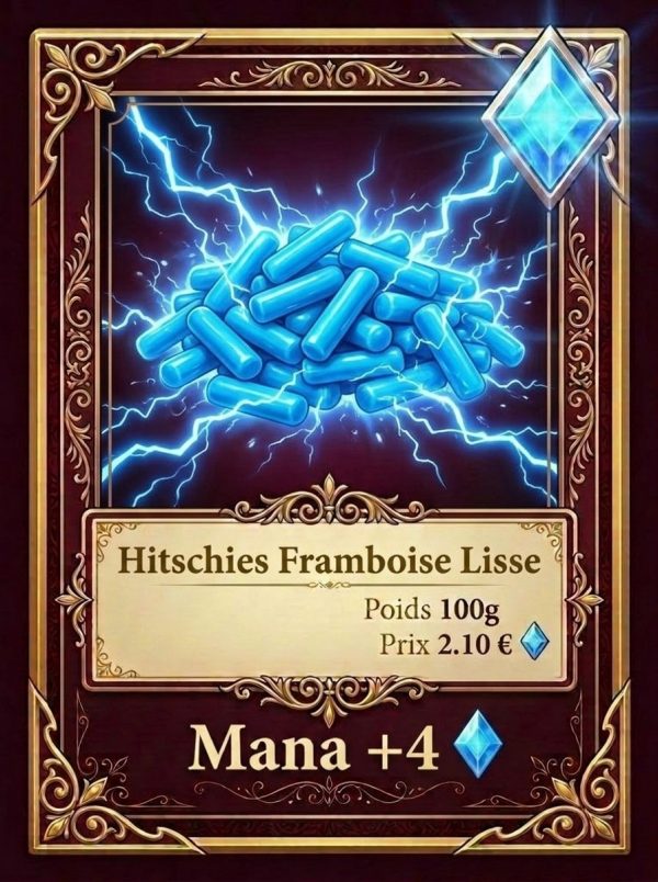 Hitschies framboise lisse