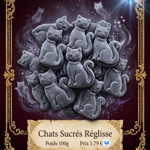 matou reglisse Chats sucrés Réglisse