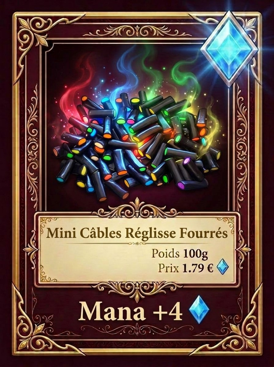 Mini Câbles Réglisse