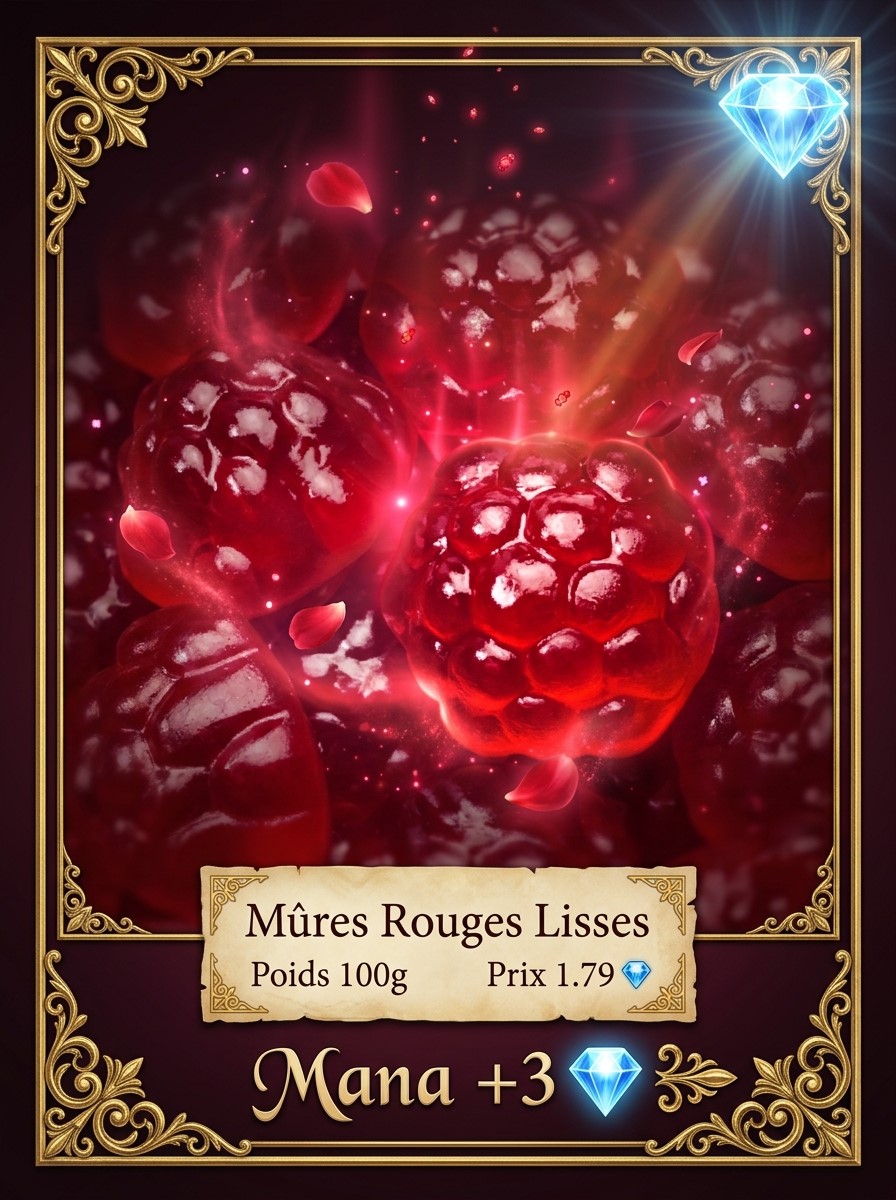 Mûres Rouges Lisses