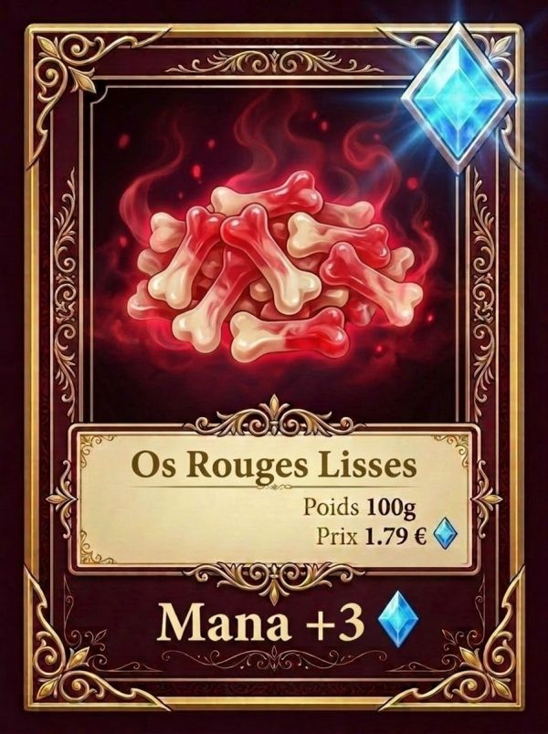 Os rouge lisse