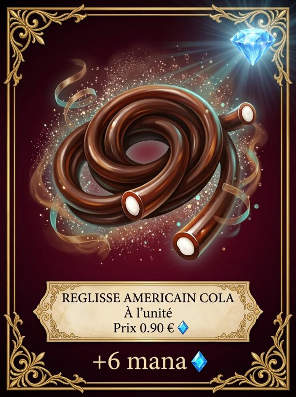 reglisse americain lisse cola Réglisse américain cola