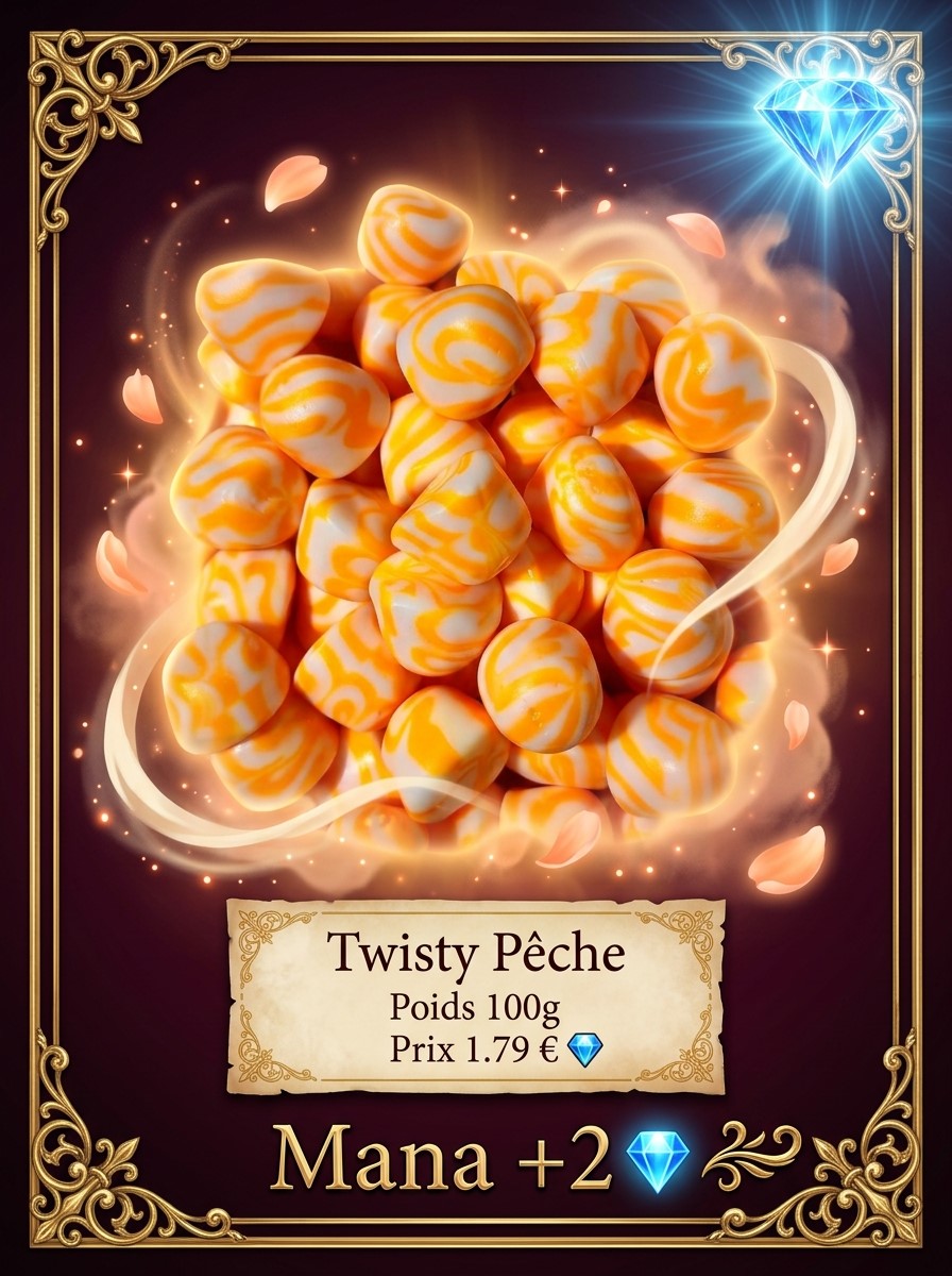 Bisous Twisty Pêche